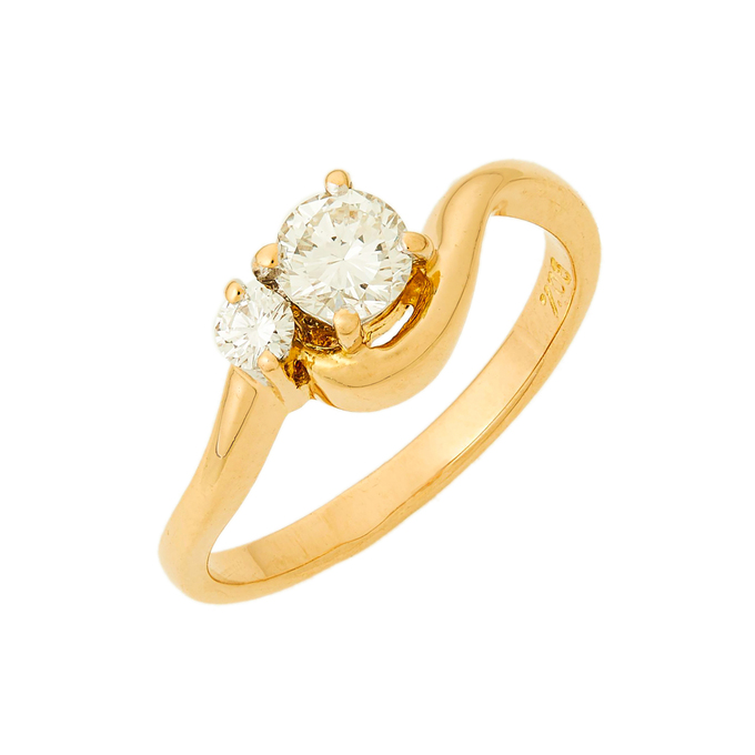 Кольцо из золота 585 пробы с бриллиантами, Л 2809 1815 за 112000