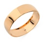 Кольцо обручальное из комбинированного золота 585 пробы c 1 фианитом ЦО0028344 фото 1