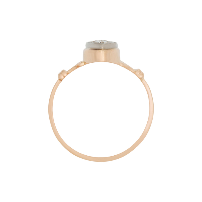 Кольцо из золота 583 пробы c бриллиантами, Л 7102 1432 за 71120