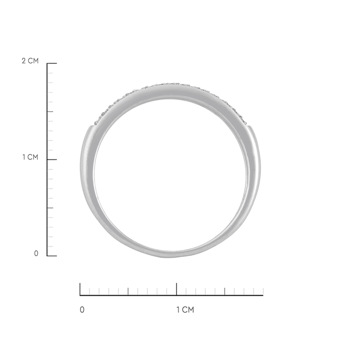 Кольцо из золота 585 пробы c бриллиантами, Л 4508 3764 за 20400