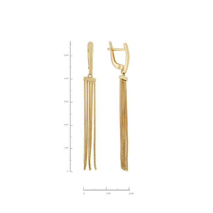 Серьги из золота 585 пробы