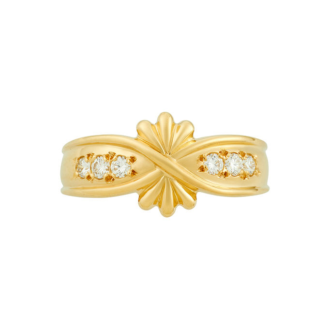 Кольцо из золота 750 пробы c бриллиантами, Л 7502 7274 за 77520