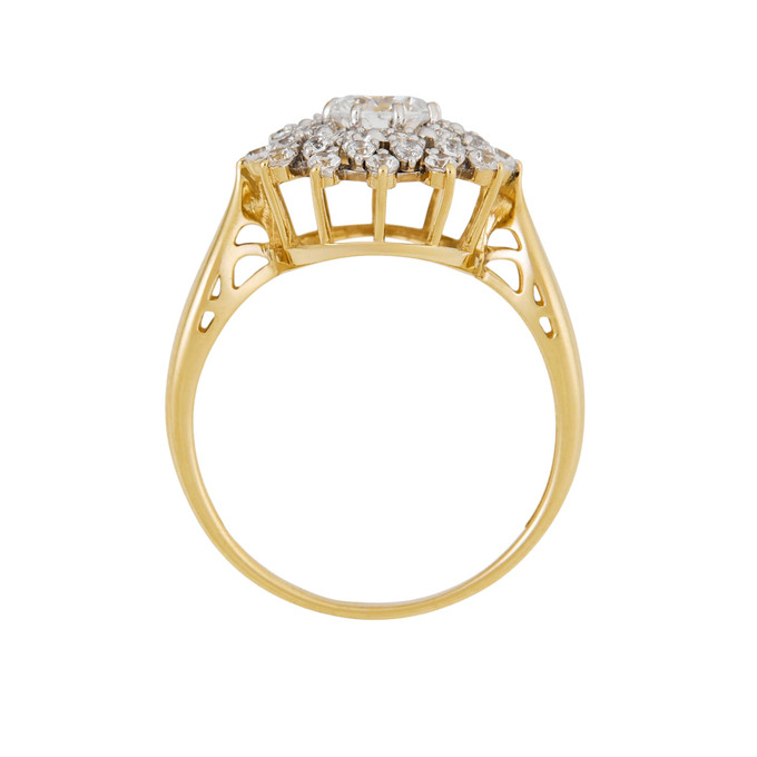 Серьги из золота 585 пробы c фианитами, Л 7502 4749 за 23200