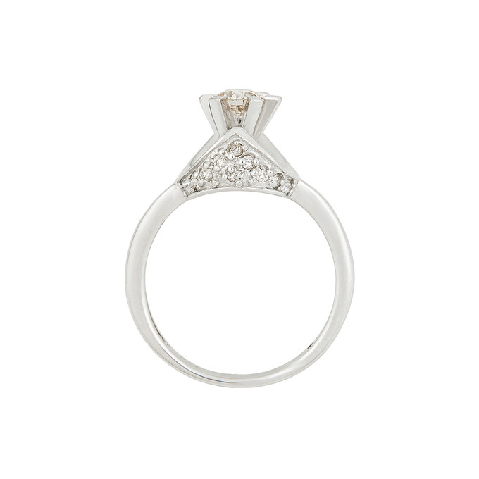 Кольцо из золота 750 пробы c бриллиантами, Л 2811 6864 за 126400