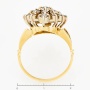 Кольцо из комбинированного золота 585 пробы c 23 бриллиантами Л29101960 фото 4