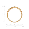 Кольцо из золота 585 пробы c бриллиантами