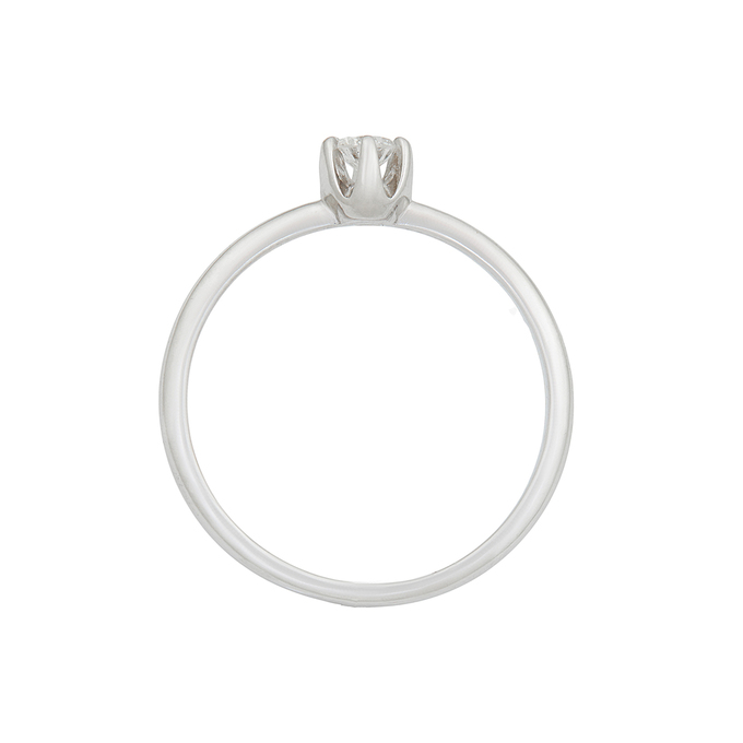 Кольцо из золота 585 пробы c бриллиантом, Л 3911 4033 за 36480