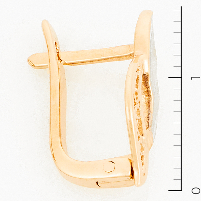 Серьги золото, 585, 2 к.,2,63 гр. (чистый вес 2,63 гр.) со следами износа