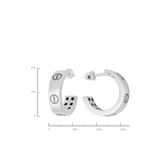Серьги из золота 585 пробы