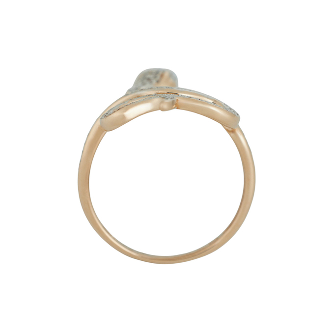 Кольцо из золота 585 пробы c бриллиантами, Л 4107 4476 за 34800