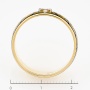Кольцо из комбинированного золота 585 пробы c 1 бриллиантом Л28072179 фото 4