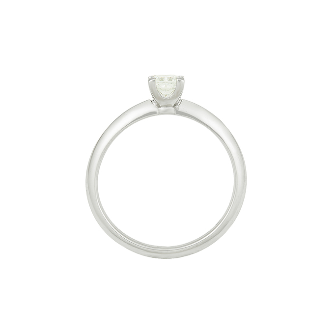 Кольцо из платины 950 пробы c бриллиантом, Л 2811 9776 за 69520