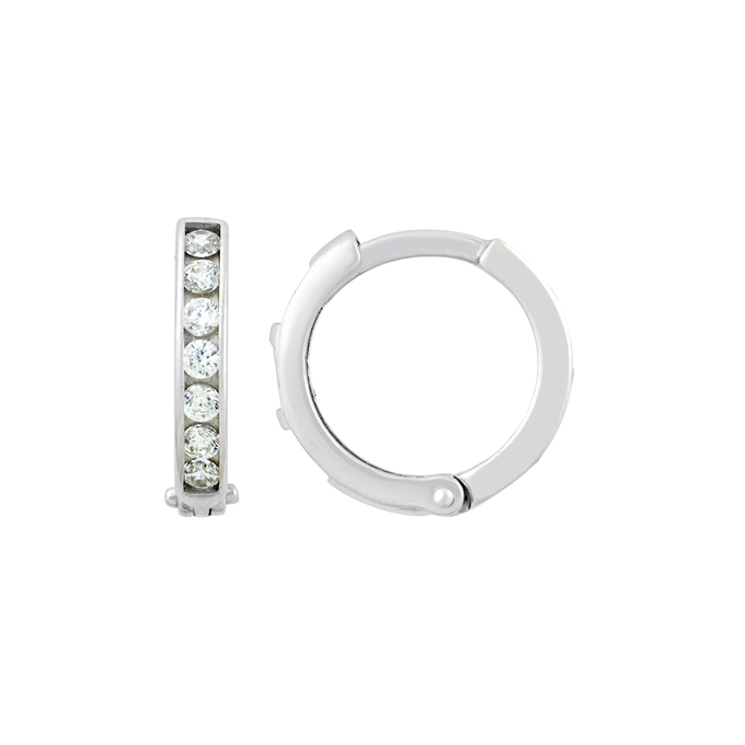 Серьги из золота 585 пробы c фианитами, Ц О007 1527 за 18240