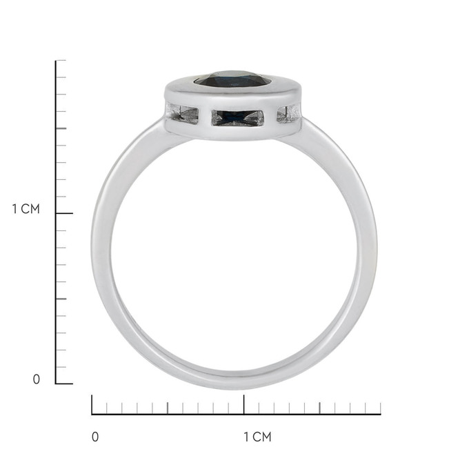 Кольцо из золота 585 пробы c сапфиром, Л 4806 9313 за 35350