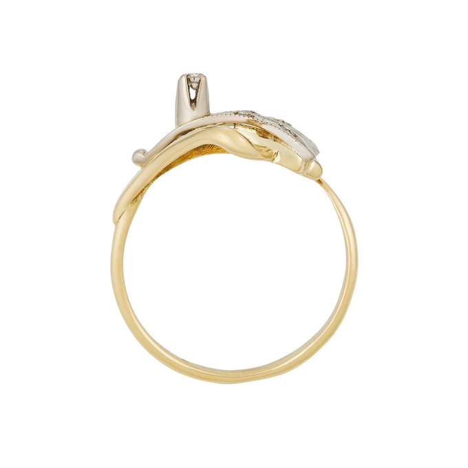 Кольцо из золота 585 пробы c бриллиантами, Л 0201 4022 за 34000