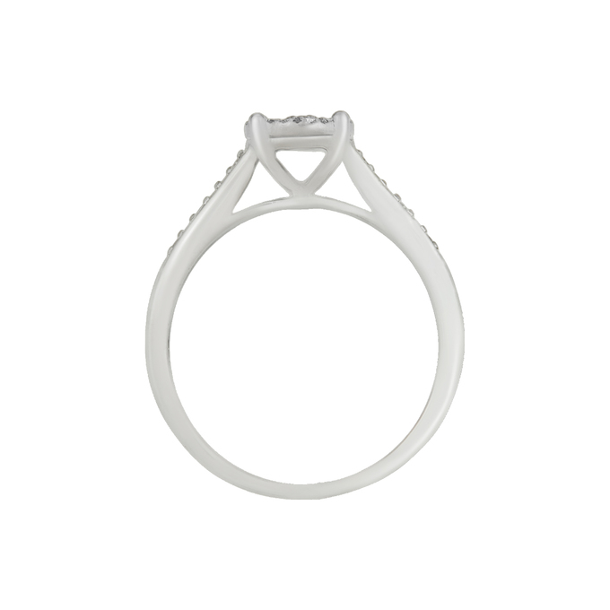 Кольцо из золота 585 пробы c бриллиантами, Л 5103 1895 за 22800