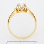 Кольцо из комбинированного золота 750 пробы c 1 бриллиантом Л39093176 фото 4