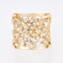 Кольцо из комбинированного золота 585 пробы c 33 бриллиантами Л43046419 фото 2