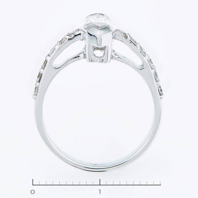 Кольцо из золота 585 пробы c бриллиантами, Л 2806 7598 за 255000