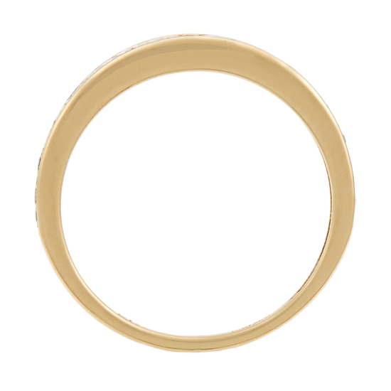Кольцо из желтого золота 585 пробы c 29 бриллиантами, Л35055745 за 6750