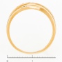 Кольцо из комбинированного золота 585 пробы c 26 бриллиантами Л19106052 фото 4