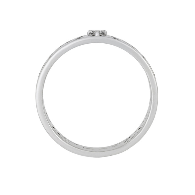 Кольцо из золота 585 пробы c бриллиантом и эмалью