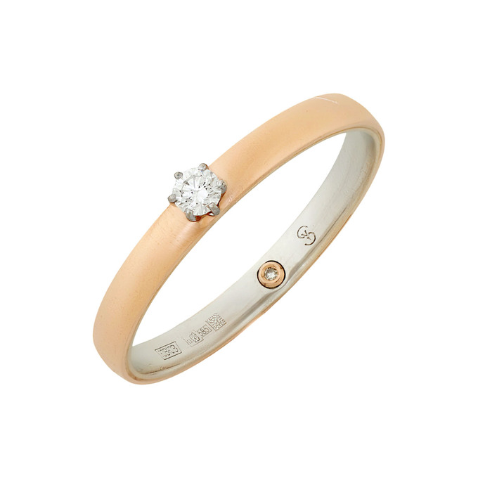 Кольцо из золота 585 пробы c бриллиантами, Л 6302 6152 за 23800