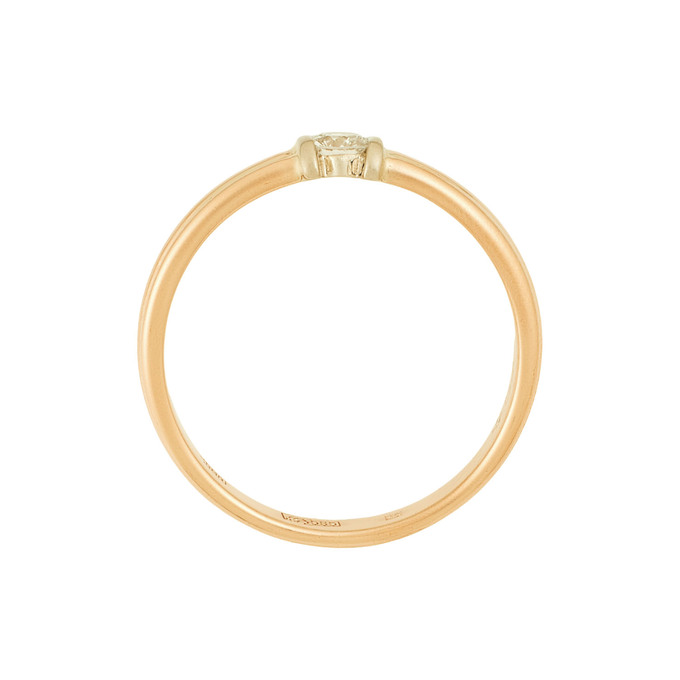 Кольцо из золота 585 пробы c бриллиантом, Л 2812 2591 за 42000