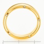 Кольцо из желтого золота 750 пробы c 10 бриллиантами Л28083371 фото 4