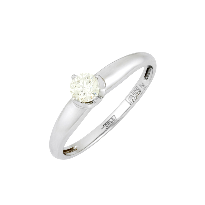 Кольцо из золота 585 пробы c бриллиантом, Л 2812 0750 за 58320