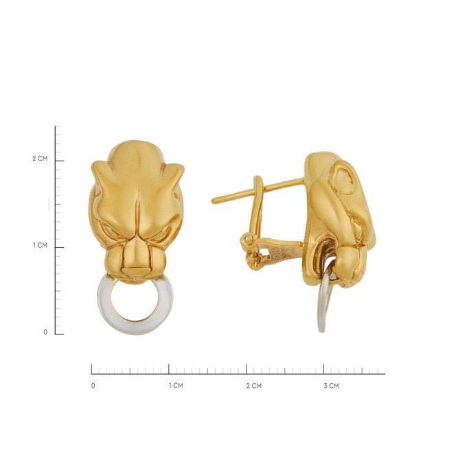 Серьги из золота 585 пробы, Л 1912 1368 за 44000