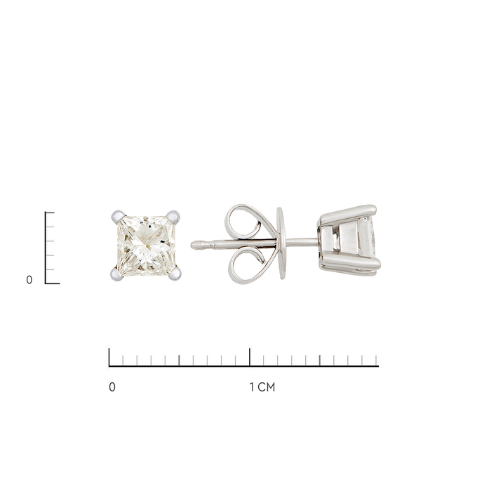 Серьги из золота 585 пробы c бриллиантами, Л 2810 0091 за 159000