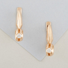 Серьги из золота 585 пробы c 2 бриллиантами