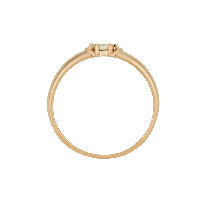 Кольцо из золота 585 пробы c бриллиантом, Л 6602 6724 за 25200