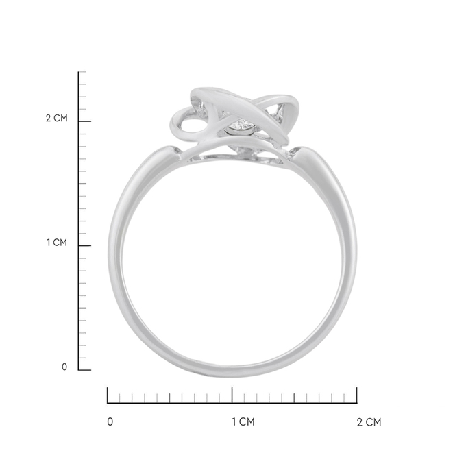 Кольцо из золота 585 пробы c бриллиантом, Л 1615 9150 за 49600