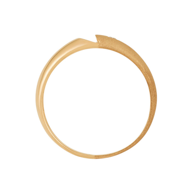 Кольцо из золота 585 пробы c бриллиантом, Л 4306 4384 за 22320