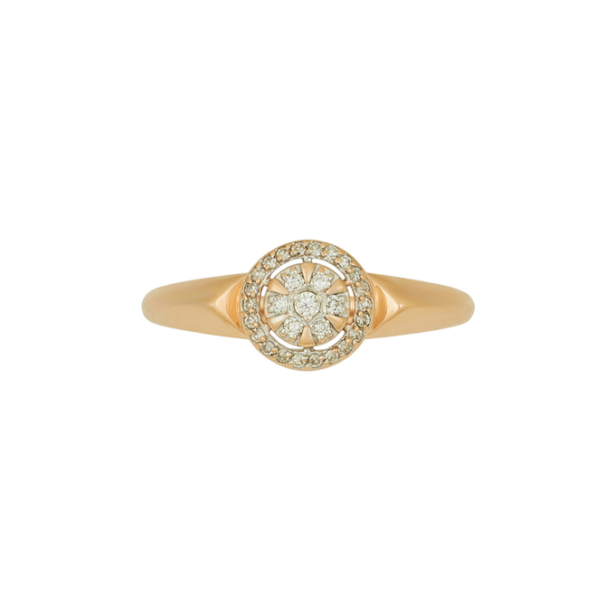 Кольцо из золота 585 пробы c бриллиантами, Л 1208 5365 за 21200