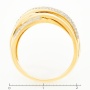 Кольцо из желтого золота 585 пробы c 98 бриллиантами Л09099887 фото 4