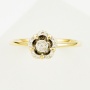 Кольцо из желтого золота 585 пробы c 22 бриллиантами Л18101116 фото 2