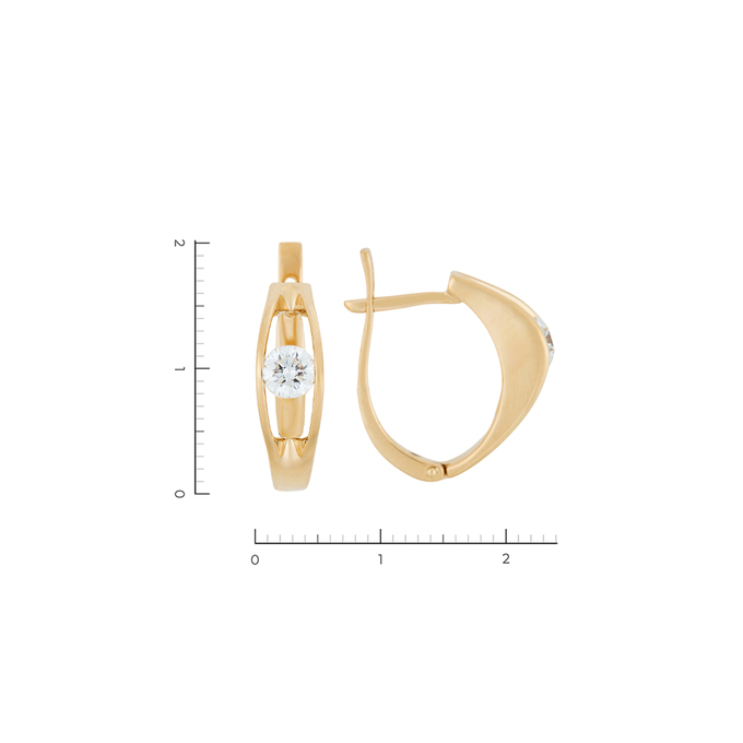 Серьги из золота 750 пробы c бриллиантами, Л 0616 2168 за 175500