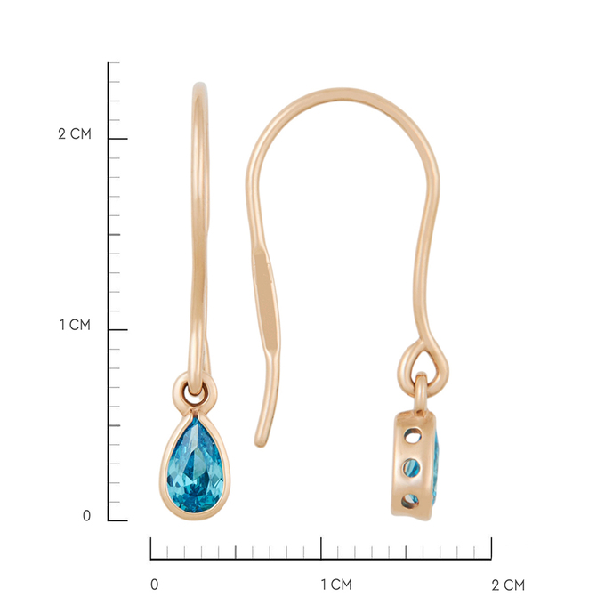 Серьги из золота 585 пробы, К 0000 2766 за 10500