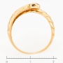 Кольцо из красного золота 585 пробы c 23 бриллиантами Л41059948 фото 4