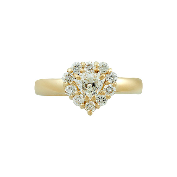 Кольцо из золота 585 пробы c бриллиантами, Л 2812 2222 за 80000