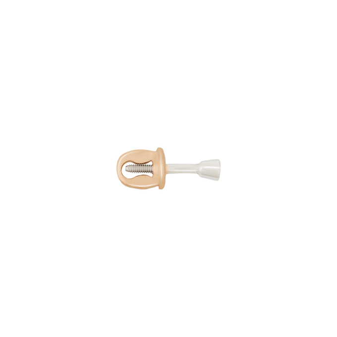 Серьга из золота 585 пробы c бриллиантом, Л 3014 2395 за 6000
