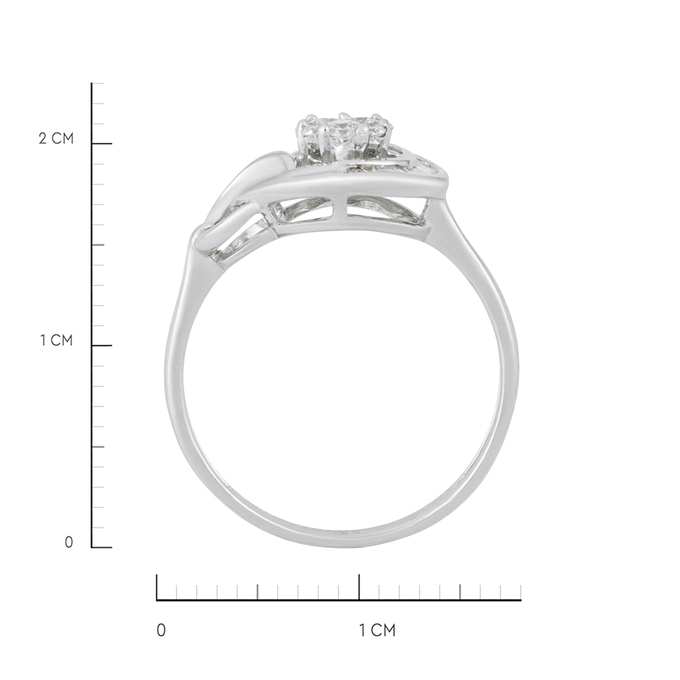 Кольцо из золота 750 пробы c бриллиантами, Л 7501 9927 за 42320