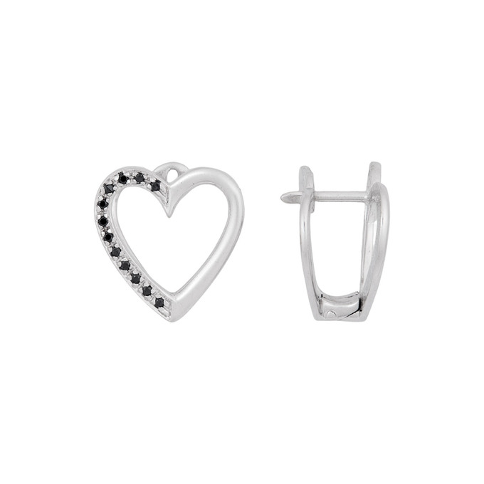 Серьги из золота 585 пробы с бриллиантами, Л 7503 0004 за 56000