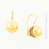 Серьги из красного золота 585 пробы
