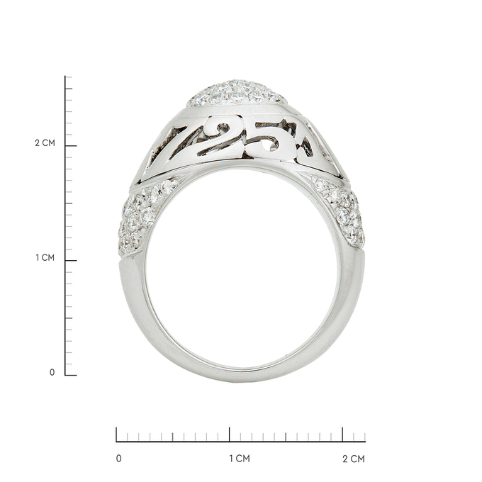 Кольцо из золота 750 пробы c бриллиантами, Л 0911 3821 за 157500