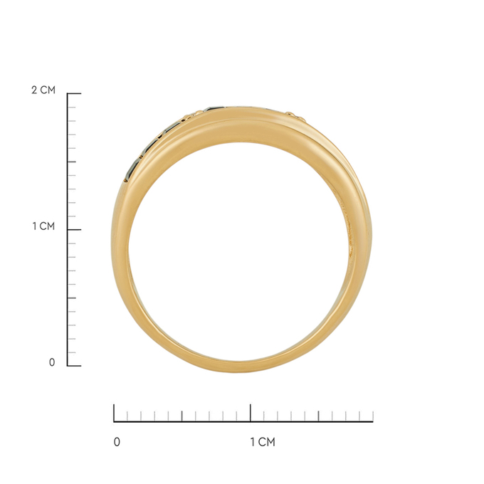 Кольцо из золота 750 пробы c сапфирами и бриллиантами, Л 2812 1380 за 64400