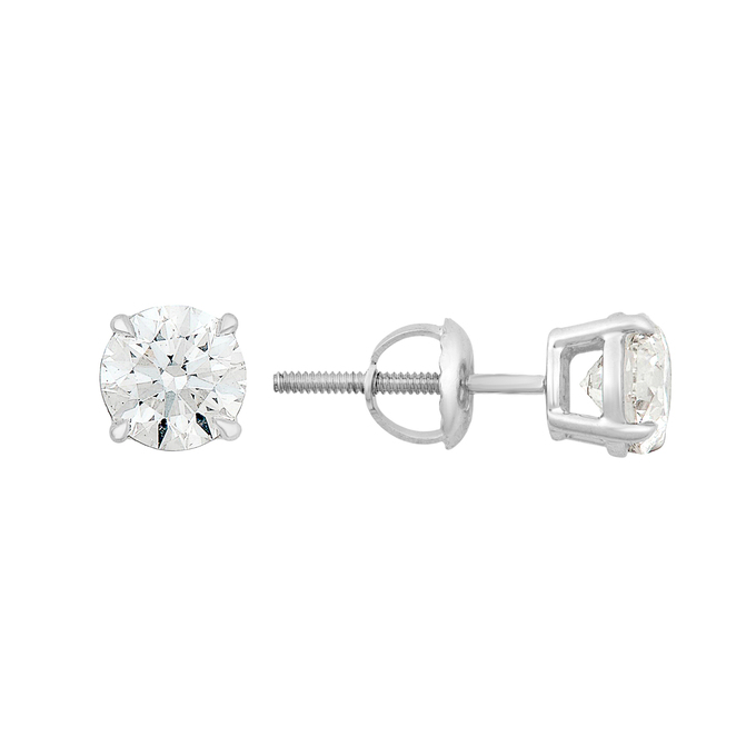 Серьги из золота 585 пробы с бриллиантами, Ц О007 3872 за 370000